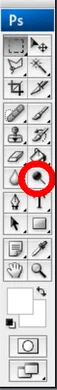 Photoshop Dodge and Burn tool icons