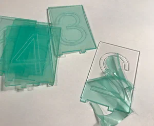 acrylic with protecting film