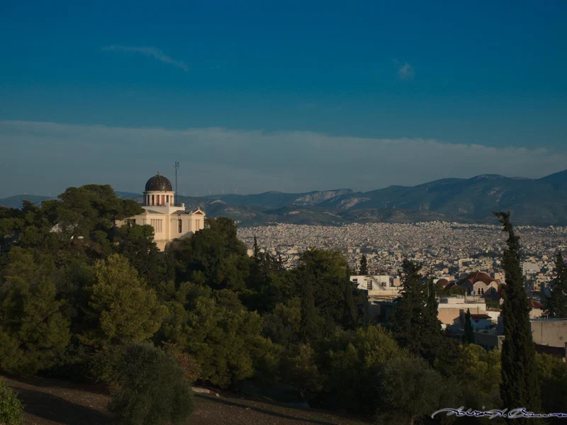 The national observatory, seen from the Pnyx