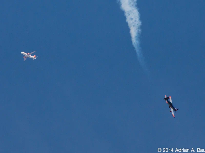 Two planes, two purposes